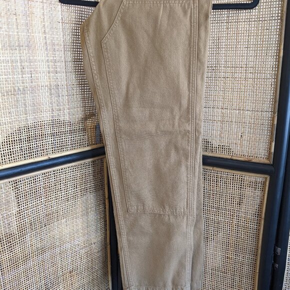 Uniqlo Utility Work Pants, burnt yellow khaki, XS, NWT - Picture 6 of 7